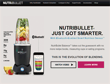 Tablet Screenshot of nutribullet.com